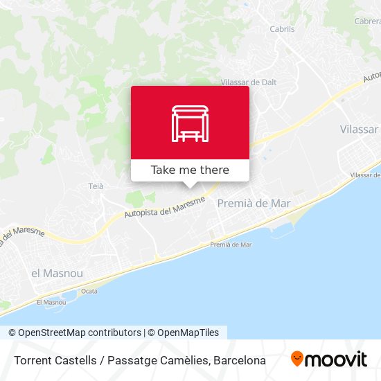 Torrent Castells / Passatge Camèlies map