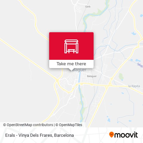 Erals - Vinya Dels Frares map