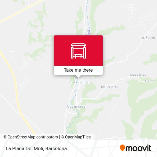 La Plana Del Molí map