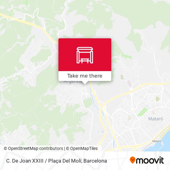C. De Joan XXIII / Plaça Del Molí map