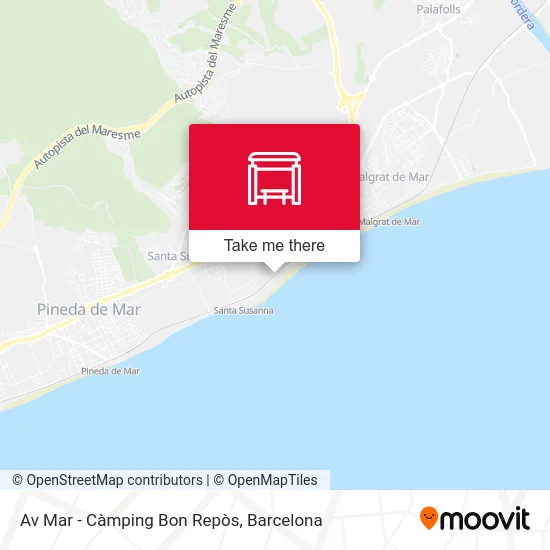 Av Mar - Càmping Bon Repòs map