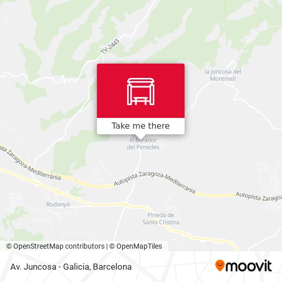Av. Juncosa - Galicia map