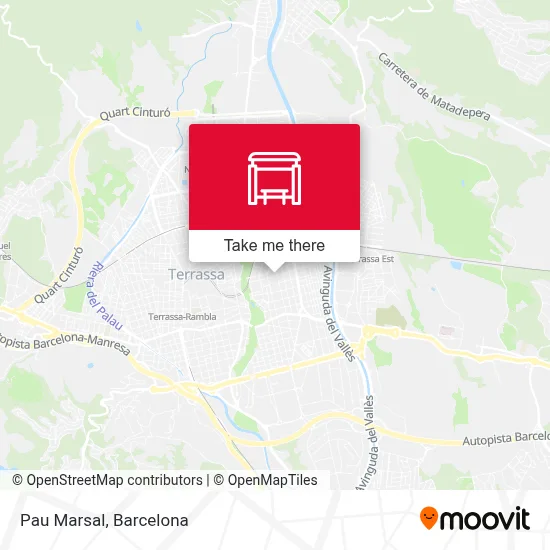Pau Marsal map