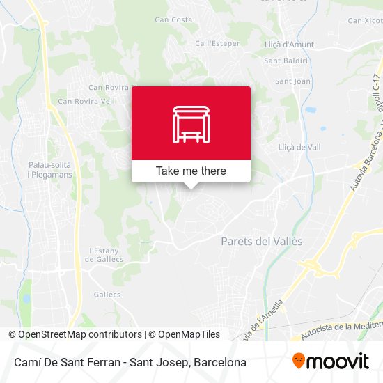 Camí De Sant Ferran - Sant Josep map