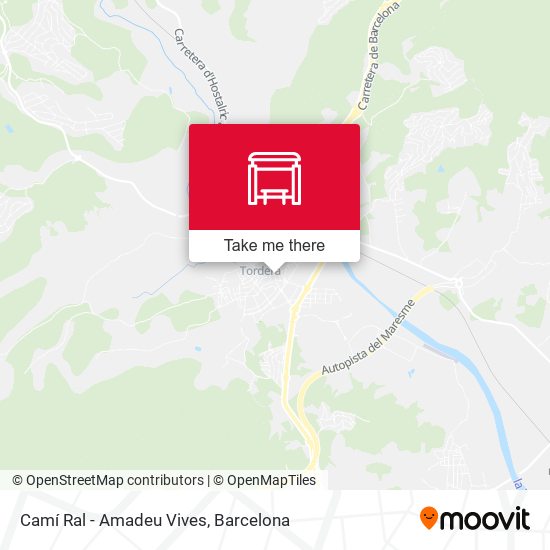 Camí Ral - Amadeu Vives map