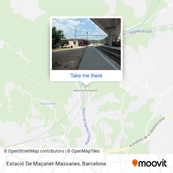 Estació De Maçanet-Massanes map
