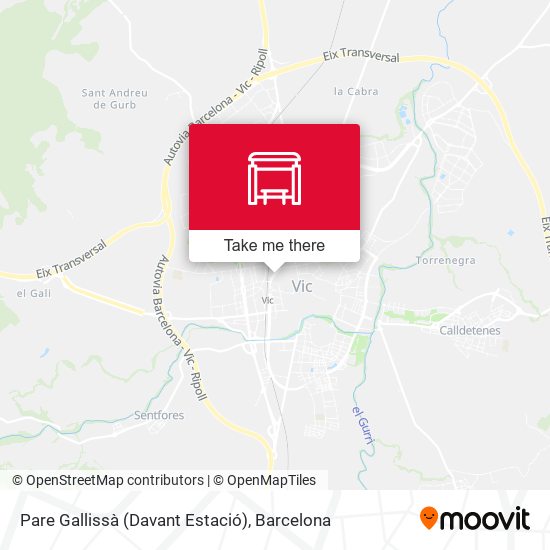 Pare Gallissà (Davant Estació) map