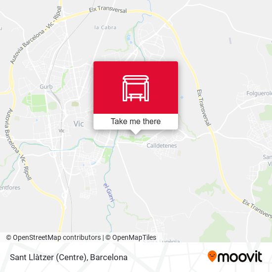 Sant Llàtzer (Centre) map