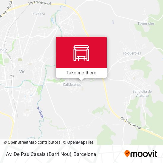 Av. De Pau Casals (Barri Nou) map