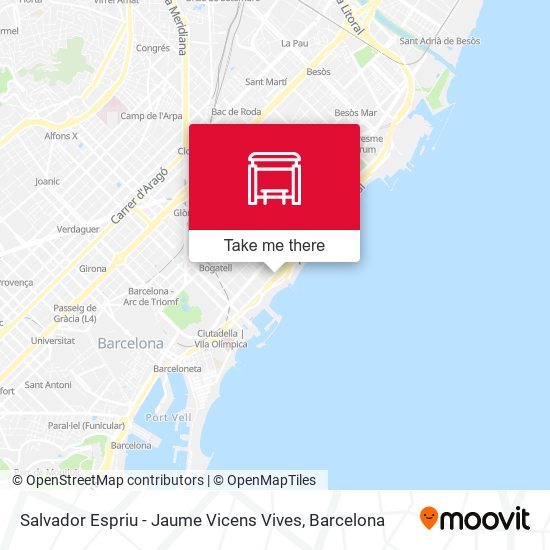 Salvador Espriu - Jaume Vicens Vives map