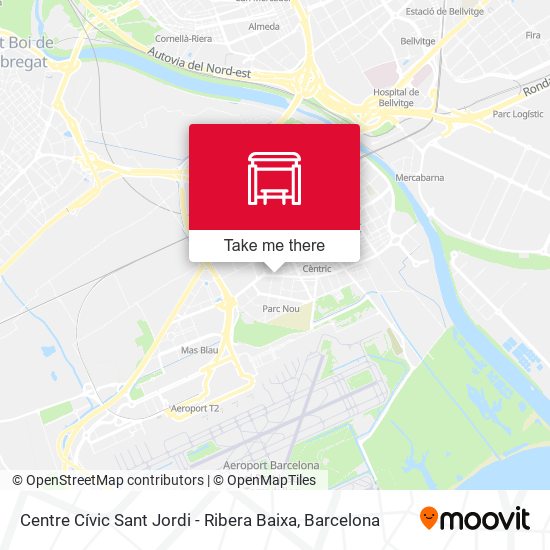 Centre Cívic Sant Jordi - Ribera Baixa map
