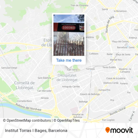 Institut Torras I Bages map