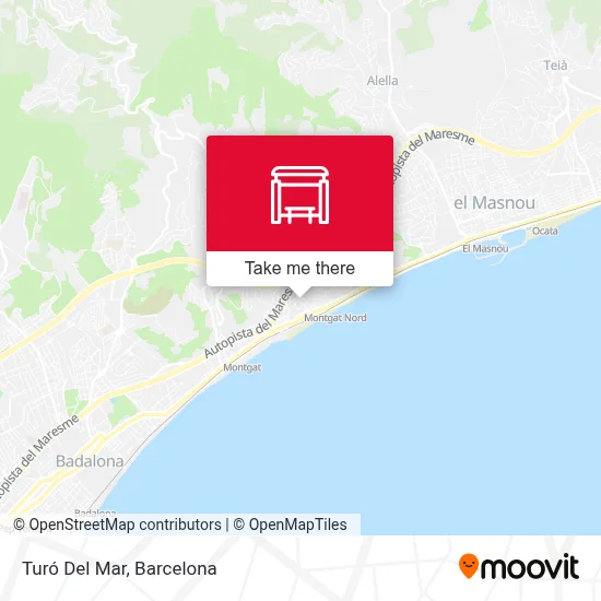Turó Del Mar map