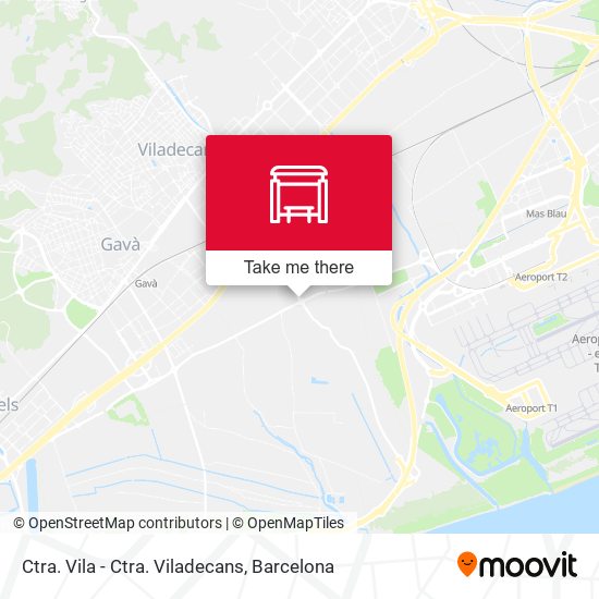 Ctra. Vila - Ctra. Viladecans map