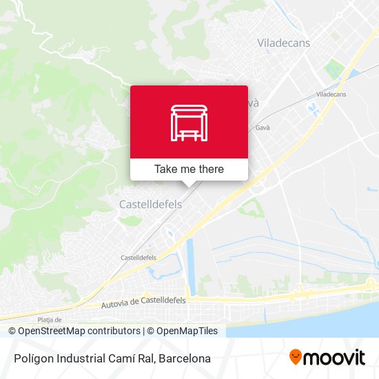 Polígon Industrial Camí Ral map