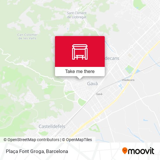 Plaça Font Groga map