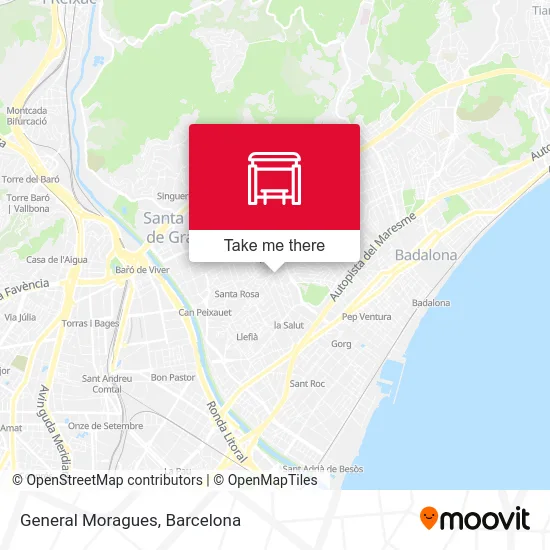 General Moragues map