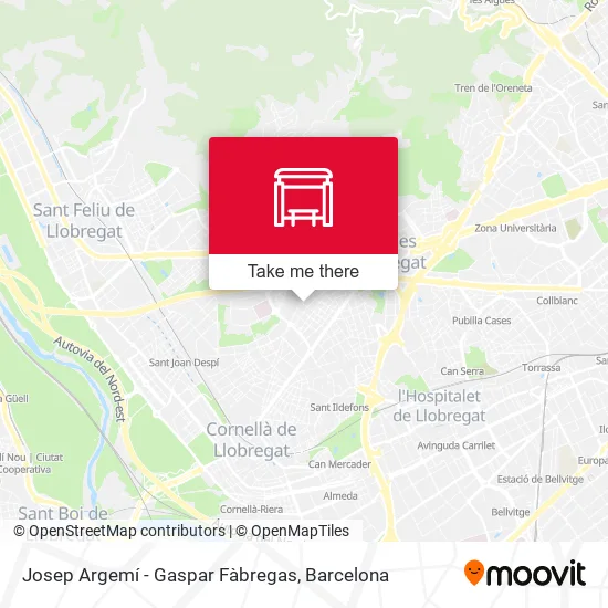 mapa Josep Argemí - Gaspar Fàbregas