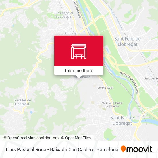 Lluís Pascual Roca - Baixada Can Calders map