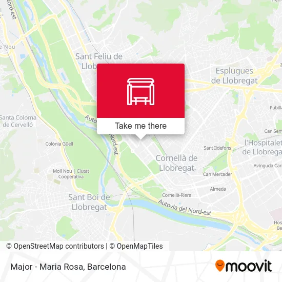 Major - Maria Rosa map