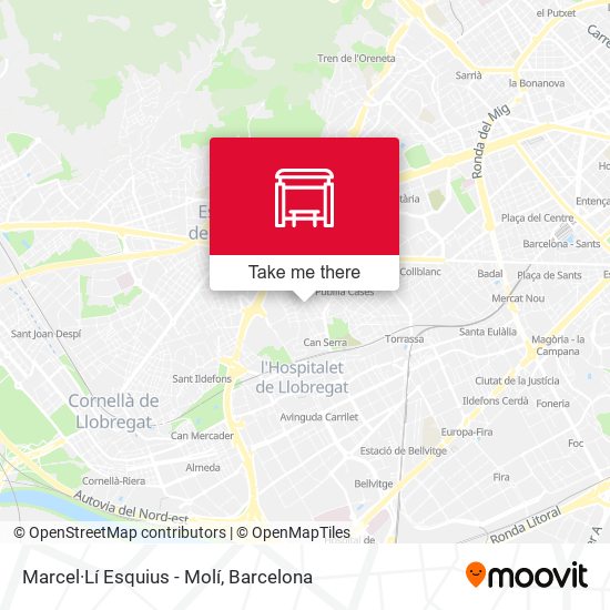 Marcel·Lí Esquius - Molí map