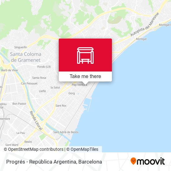 Progrés - República Argentina map