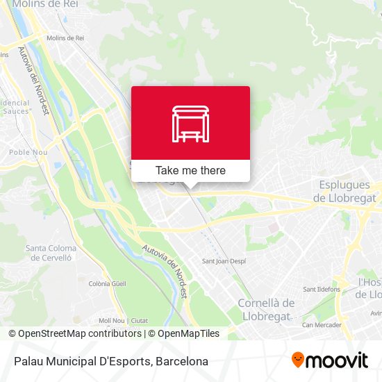 Palau Municipal D'Esports map