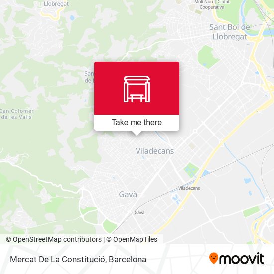 Mercat De La Constitució map