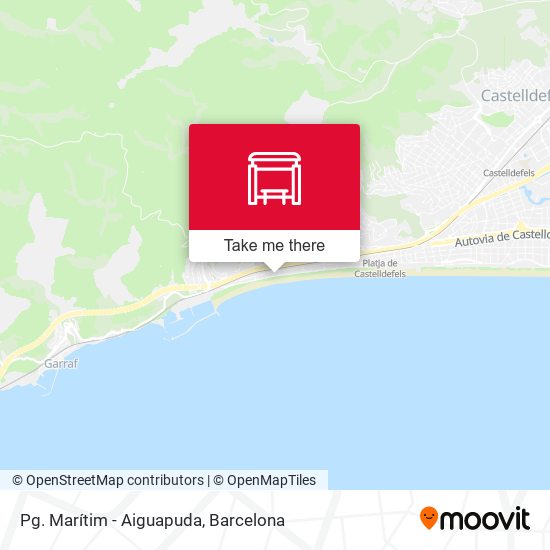 Pg. Marítim - Aiguapuda map