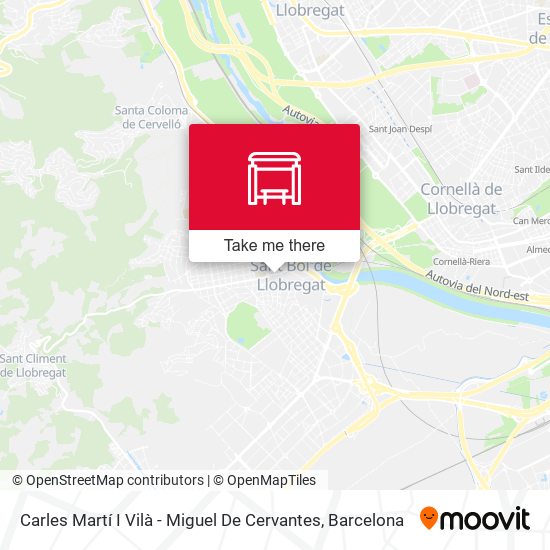 Carles Martí I Vilà - Miguel De Cervantes map