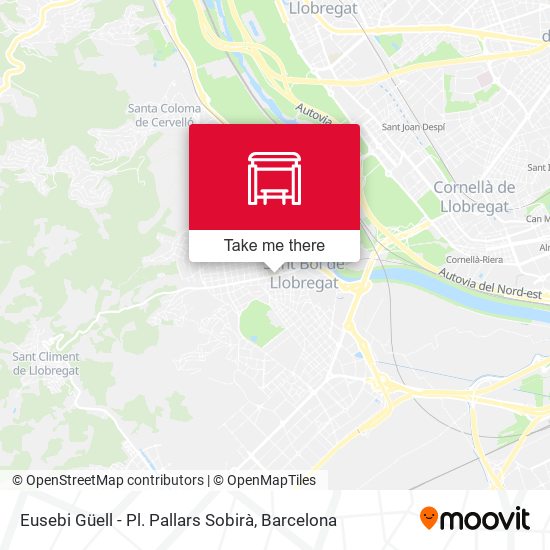 Eusebi Güell - Pl. Pallars Sobirà map