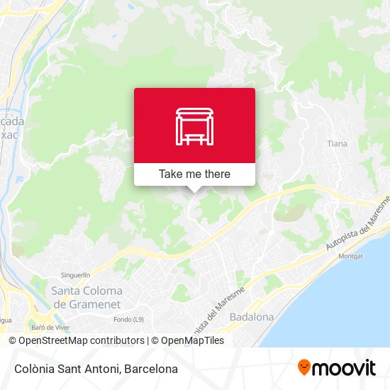Colònia Sant Antoni map