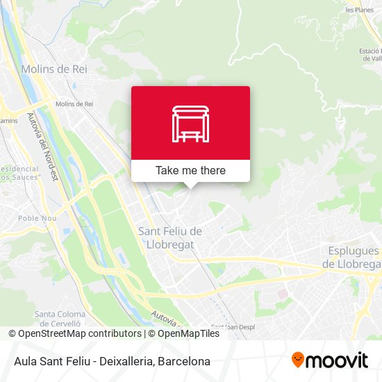 mapa Aula Sant Feliu - Deixalleria