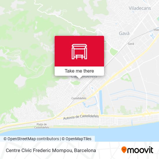 Centre Cívic Frederic Mompou map