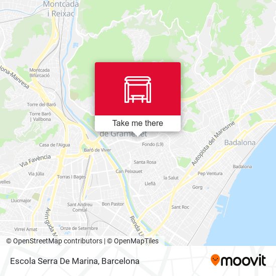 Escola Serra De Marina map