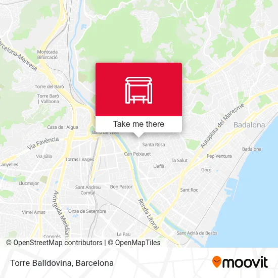 Torre Balldovina map