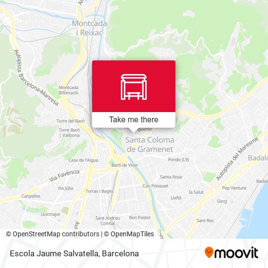 Escola Jaume Salvatella map