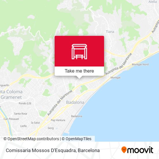 Comissaria Mossos D'Esquadra map