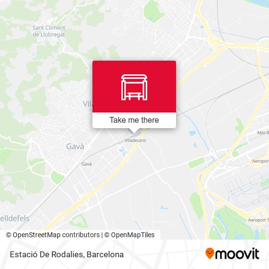 Estació De Rodalies map