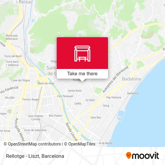 Rellotge - Liszt map