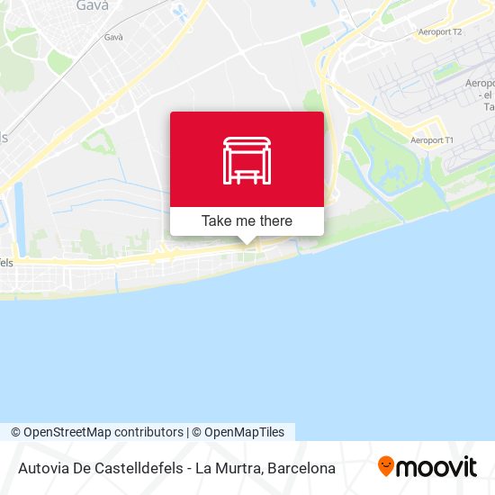 Autovia De Castelldefels - La Murtra map