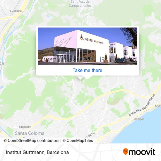 Institut Guttmann map