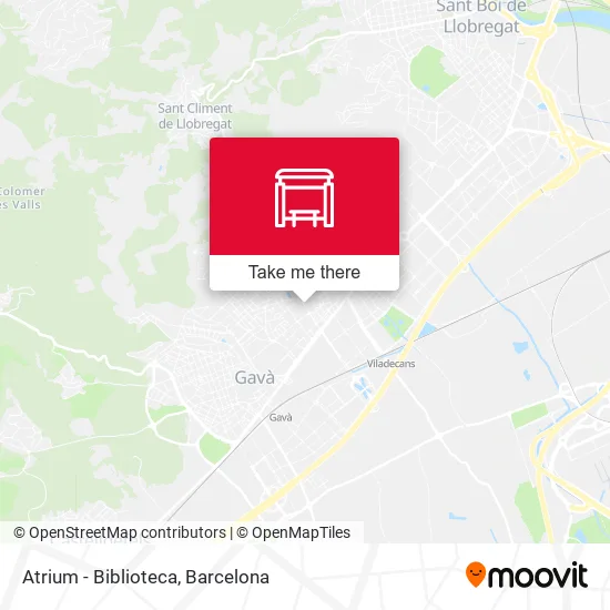 Atrium - Biblioteca map