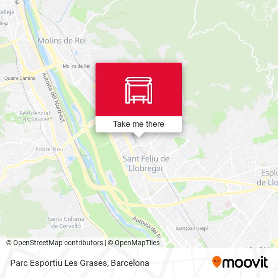 Parc Esportiu Les Grases map