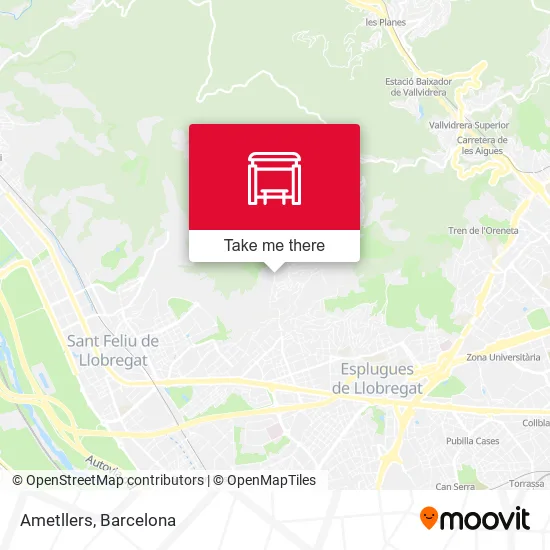 Ametllers map