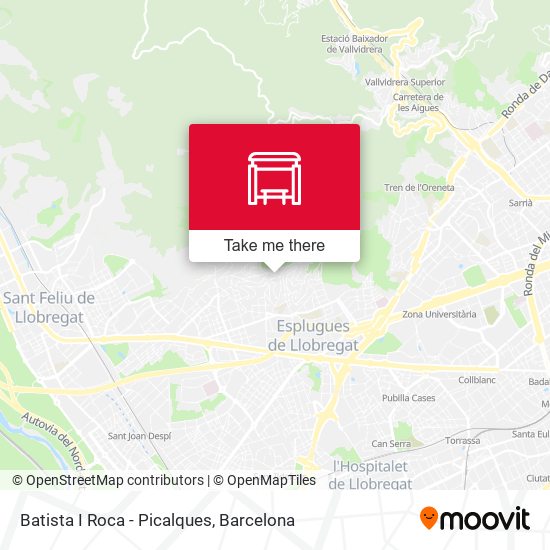 Batista I Roca - Picalques map