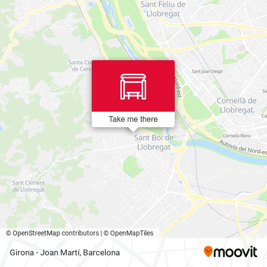 Girona - Joan Martí map