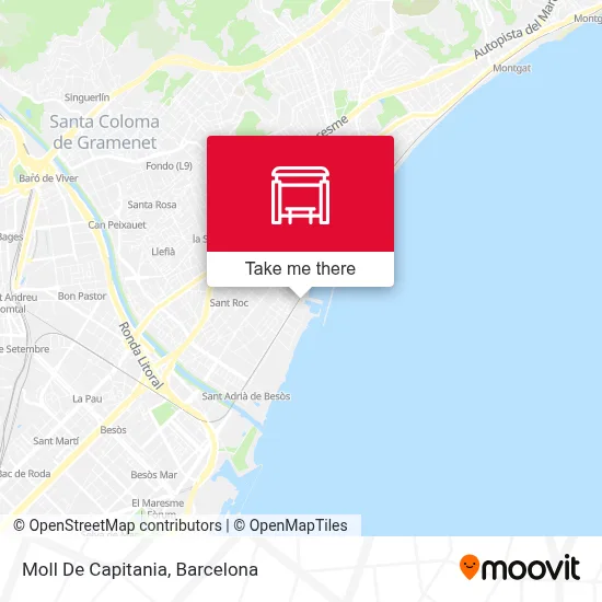 Moll De Capitania map