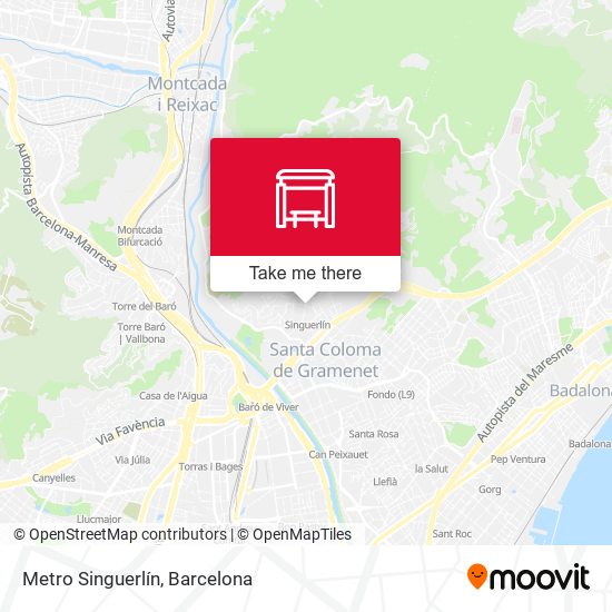 mapa Metro Singuerlín