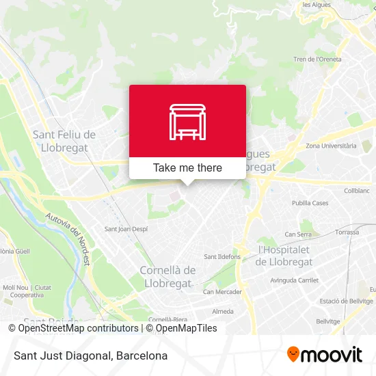 Sant Just Diagonal map